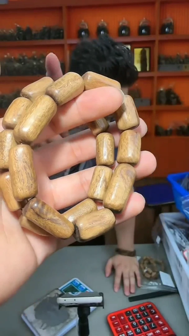 沉香手串87号黄油沉水30g多样性发一