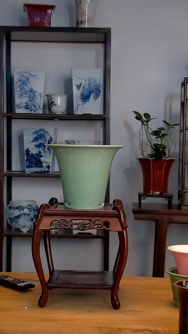 景德镇陶瓷手工花盆