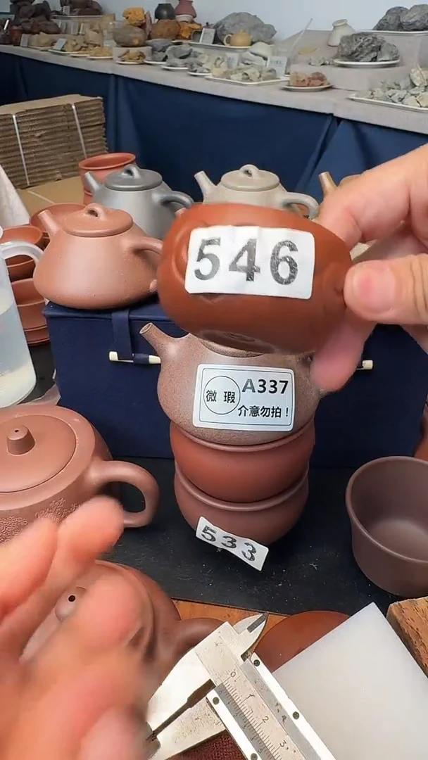 茶壶紫砂546红降坡如意杯