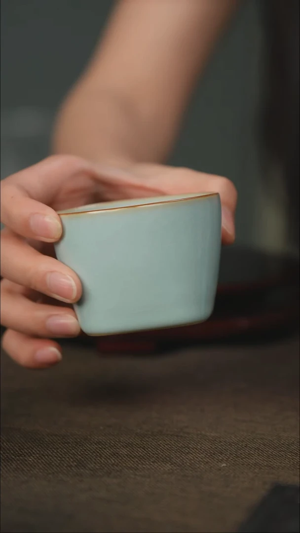 全品 天圆地方杯 带底款