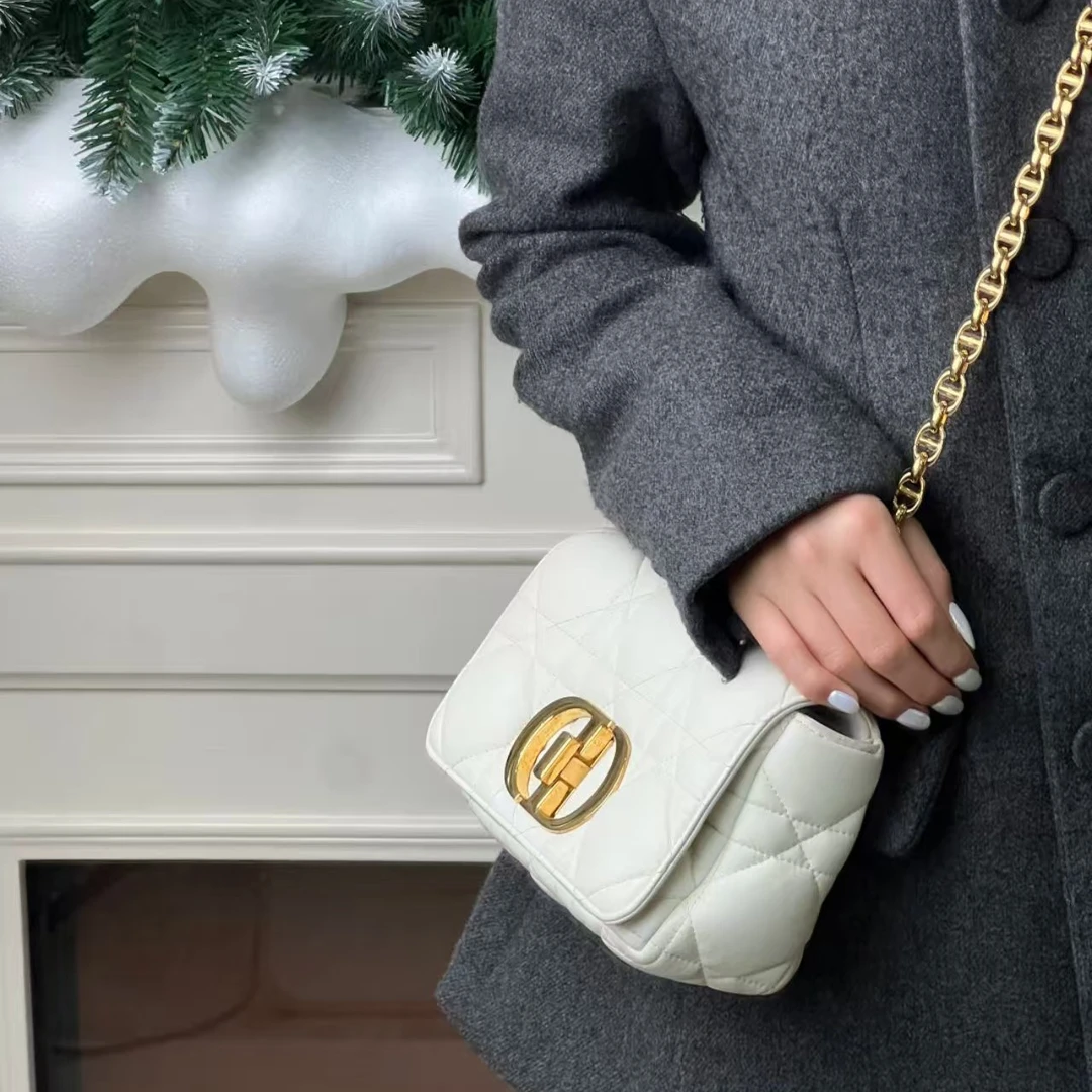 99新 DIOR/迪奥 caro小号白金大泡泡/甄选