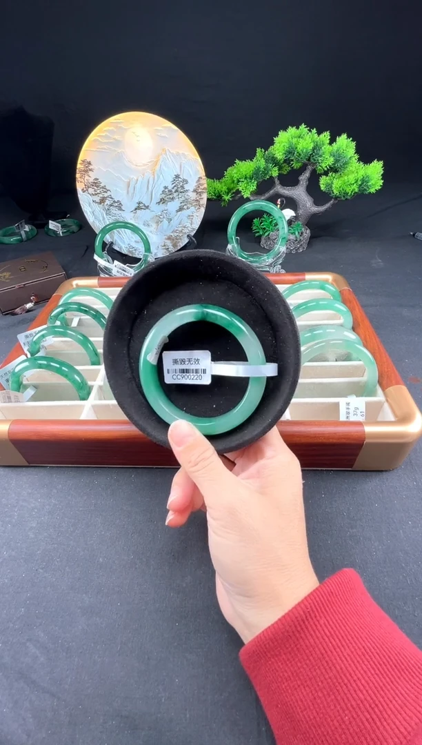 未镶嵌手镯石英质玉（非洲翠）真品上等纯天然非洲翠玉手镯石英质玉