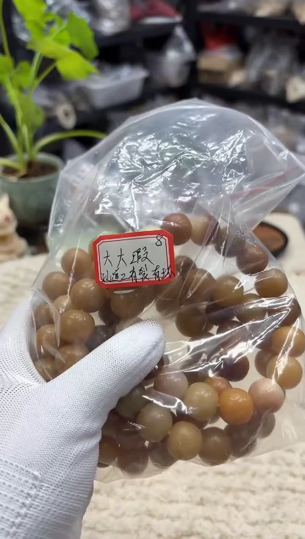 菩提根/象牙果手串16大大瑕疵不挑（522）