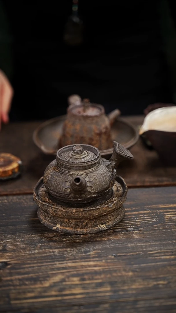 全手工制作 南蛮侧把壶