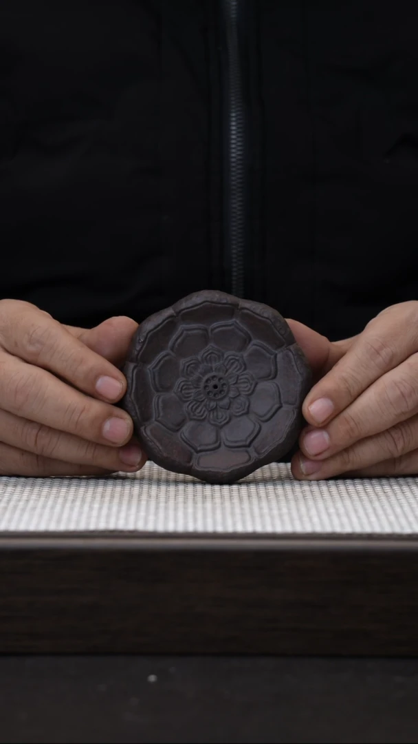 【闪购商品】紫砂茶壶莲花壶承