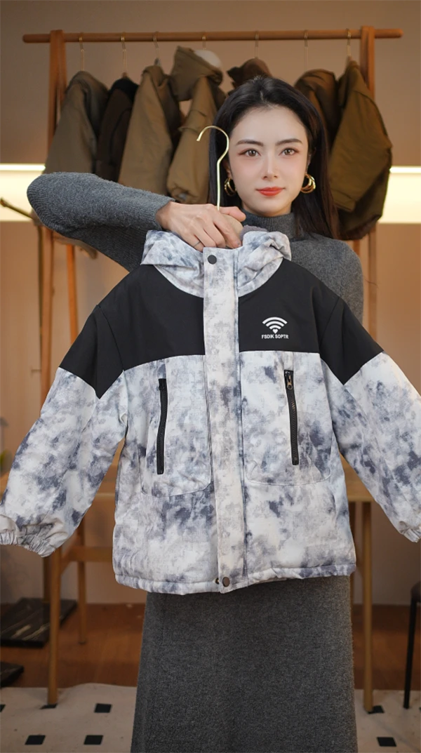 【加绒加厚 防风保暖】男童冲锋衣棉服外套冬装2025新款儿童中大童