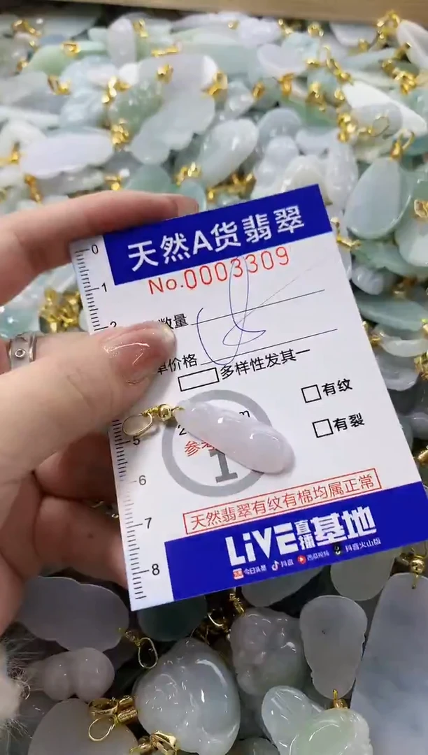 颈饰未镶嵌翡翠天然A货翡翠