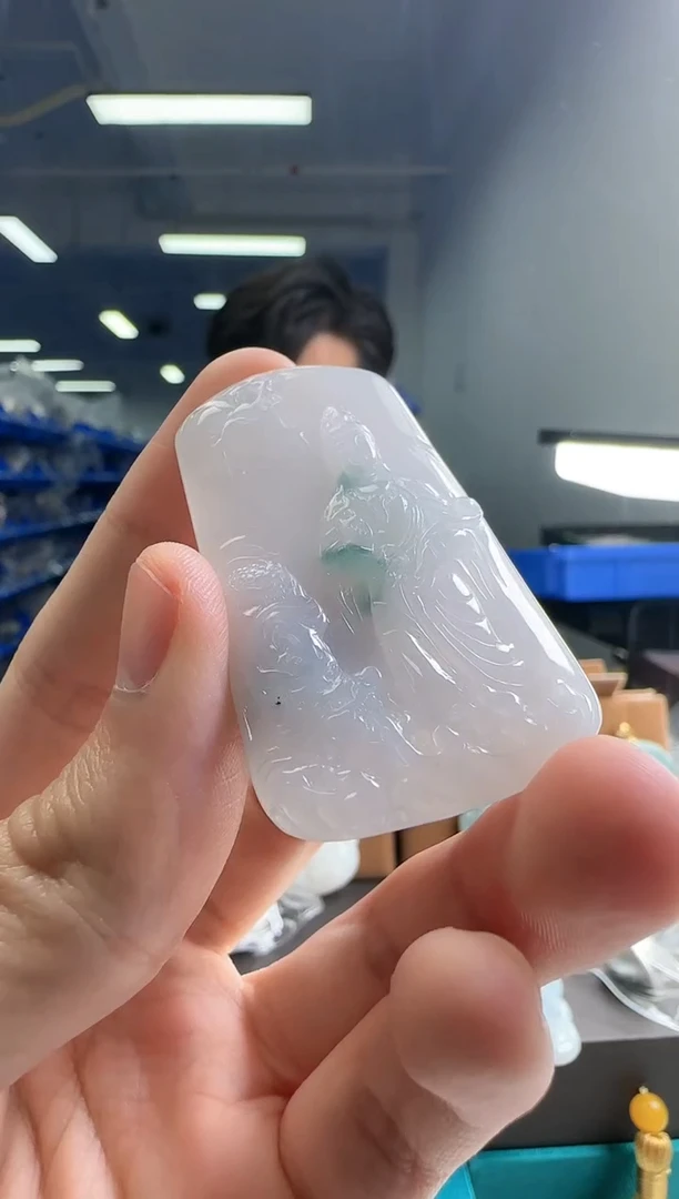 【闪购商品】翡翠吊坠(不含链)未镶嵌观音吊坠72