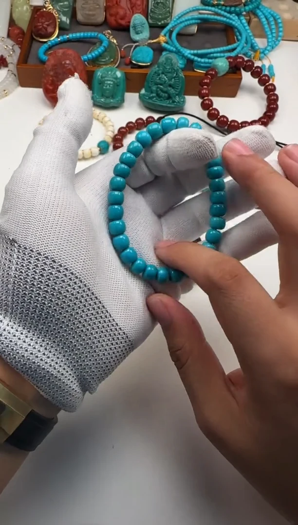 未镶嵌绿松石手串手串江*～手串手串