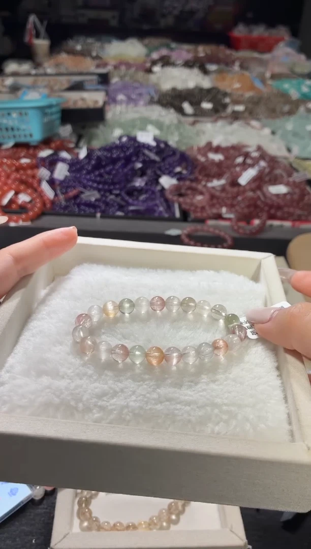 未镶嵌手链水晶302号 多样性发一G  7+