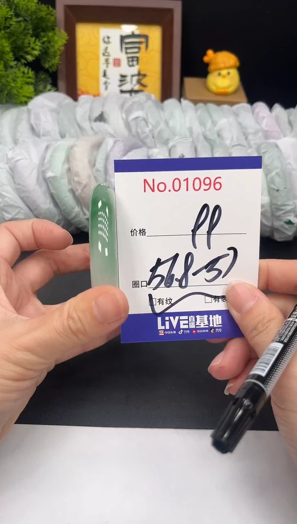 未镶嵌手镯翡翠拍下以实物为准1096