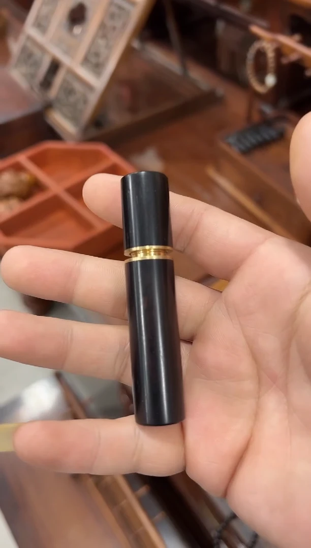 檀木小牙签罐111