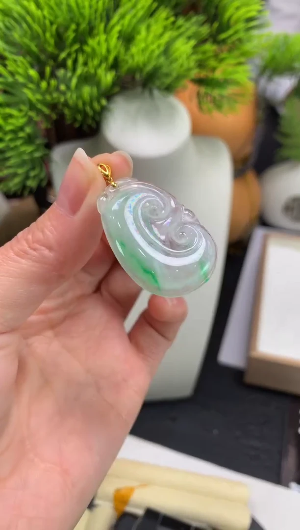 颈饰未镶嵌翡翠淡---117094