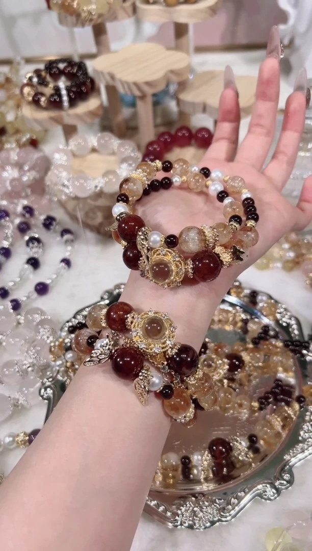 【闪购商品】水晶手链未镶嵌天然水晶默认微瑕 多样性发货发其一