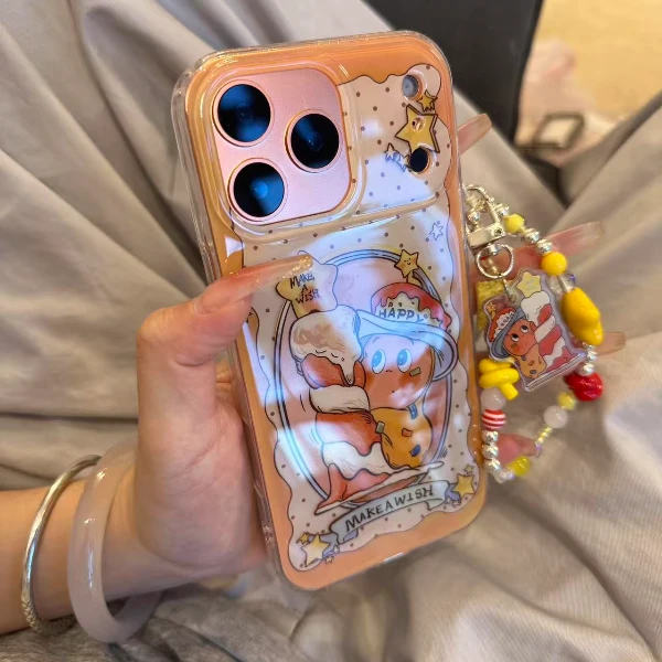 诚星泽蜡烛星星人适用苹果17PRO手机壳华为OPPO小米VIVOS30可爱软