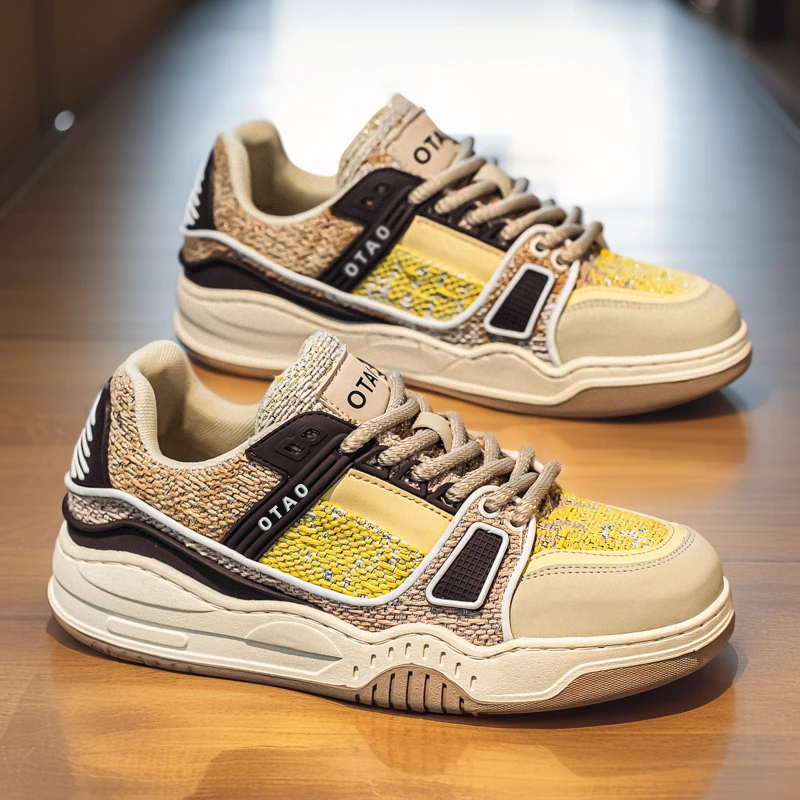 鞋子男鞋2025新款秋冬季潮牌高级感百搭休闲板鞋男士增高运动潮鞋