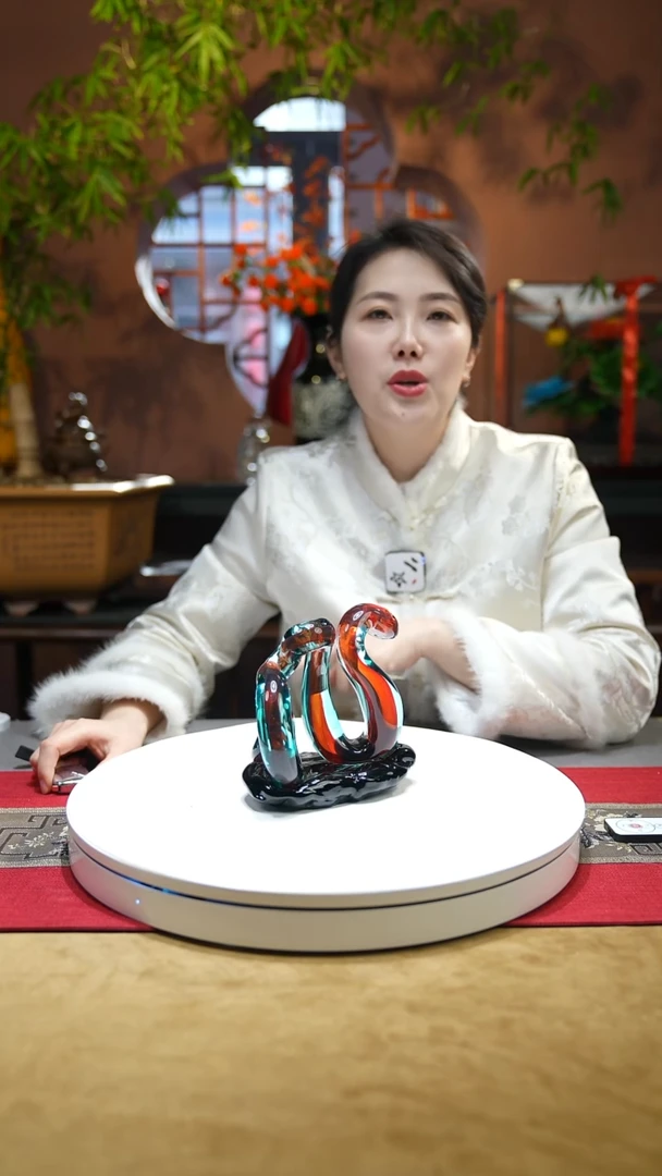 【闪购商品】琉璃手工艺品蛇摆件