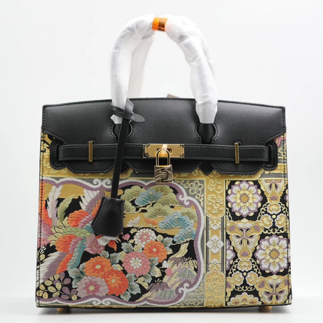 锦美人唐锦非遗手作大铂金黑色