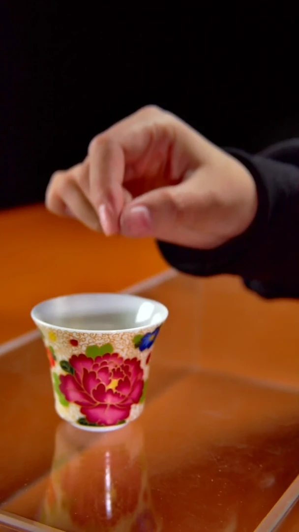 其他陶瓷《言泥陶瓷》万花不落地系列主人杯