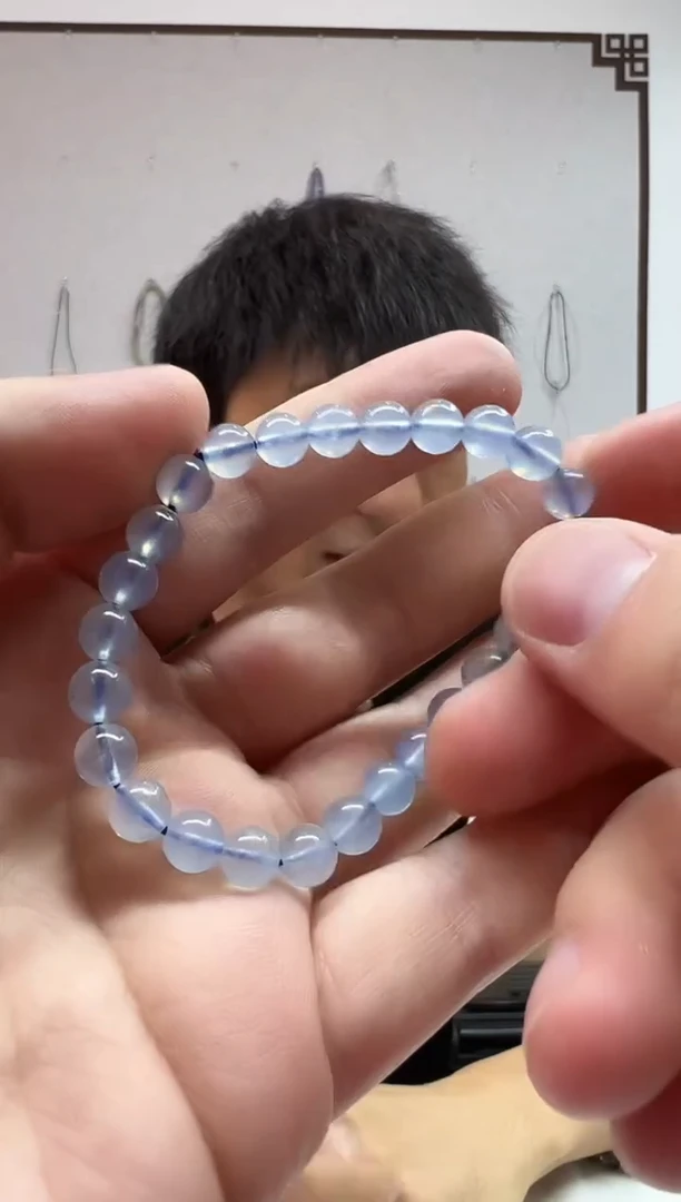 未镶嵌手链海蓝宝石1227m003多样性发其一