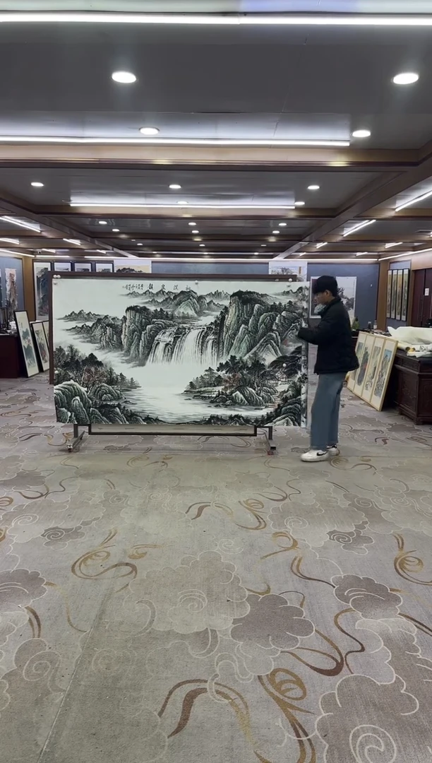 绘画Y-邵明义-大丈二-山水画