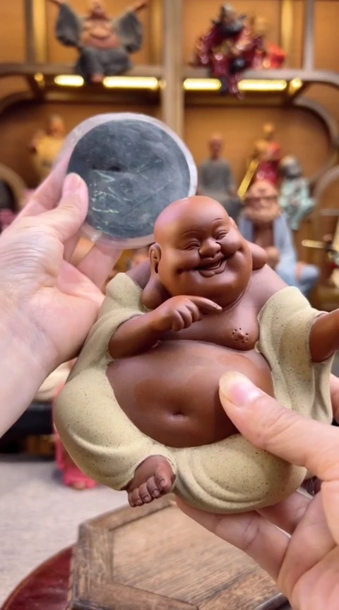 紫砂茶宠器闵茶宠摆件