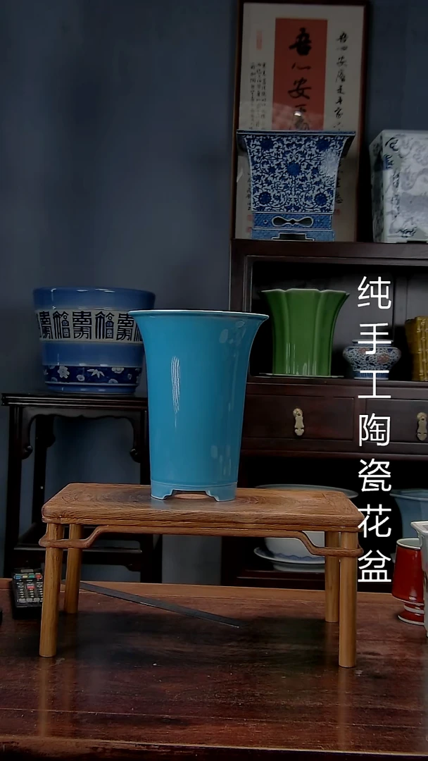 景德镇陶瓷手工花盆