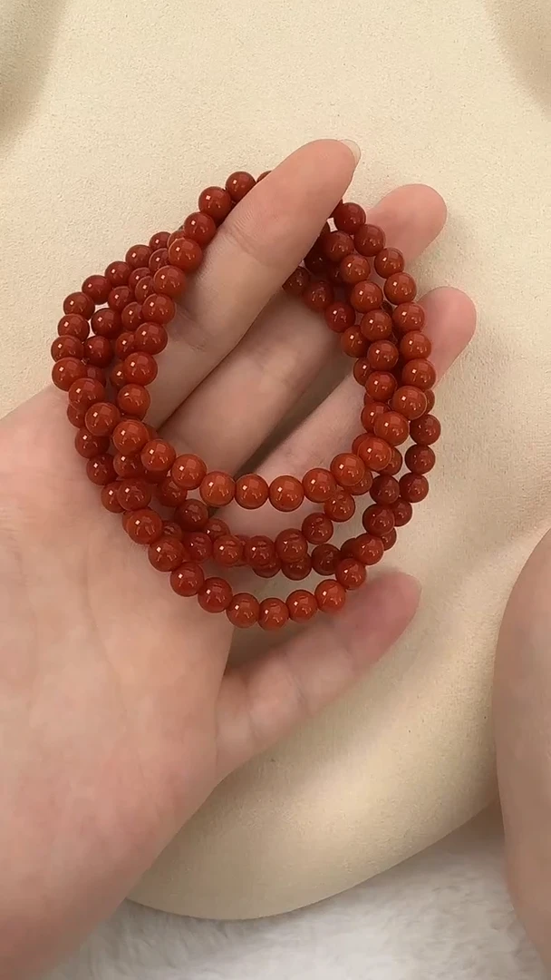 未镶嵌手链南红玛瑙手链