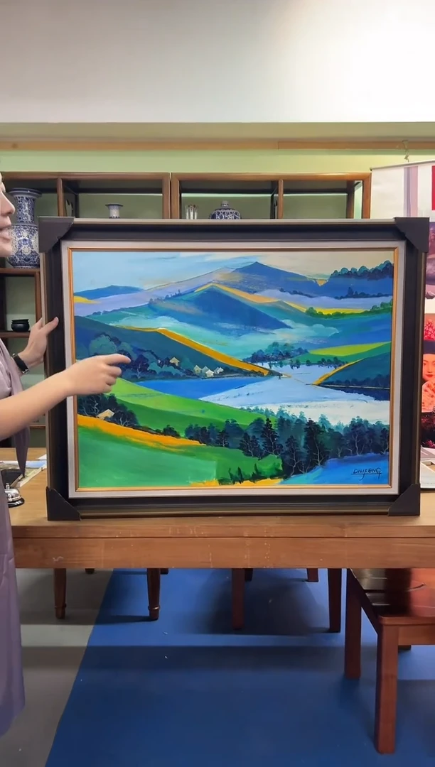 油画DLF 精品绘画作品-80*60抽象