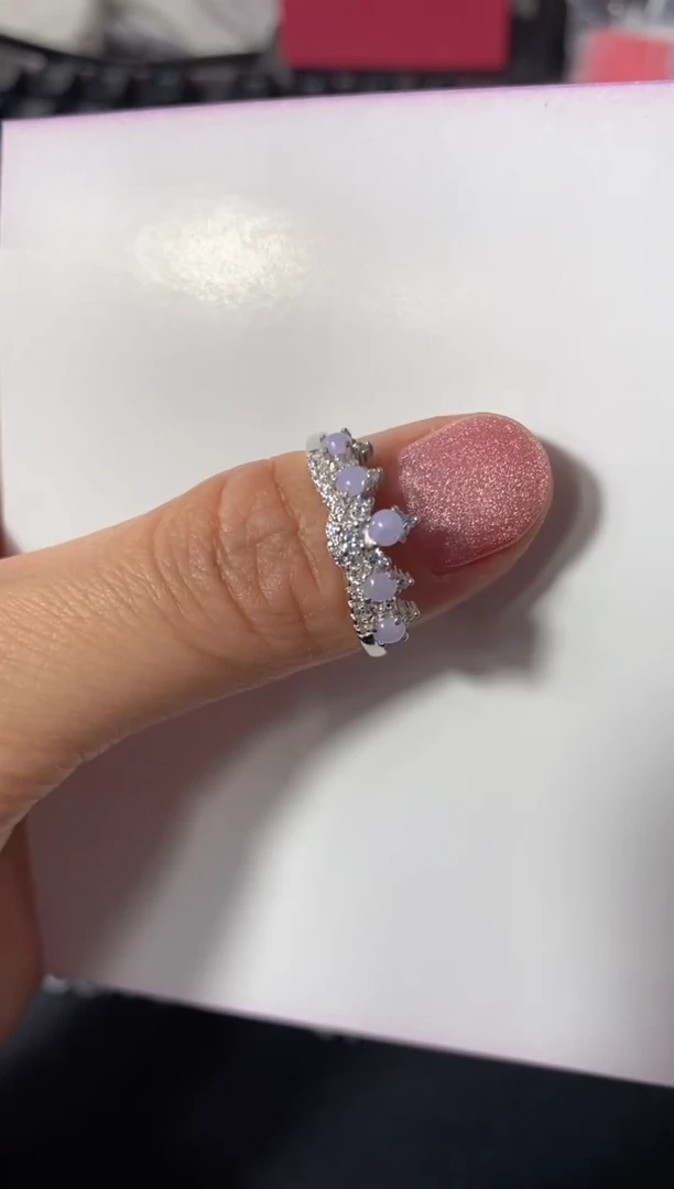 【闪购商品】翡翠戒指银S925镶嵌111111-1