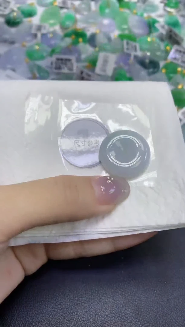 颈饰未镶嵌翡翠天然缅甸翡翠A货百元以上9元证书费自理