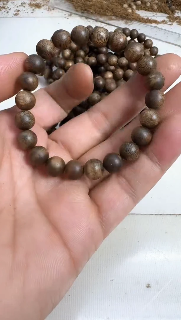 手串沉香奇楠沉香0.9规格单圈