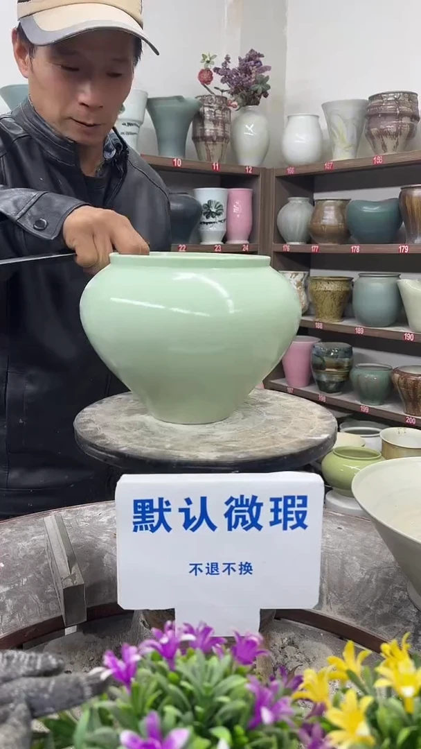 12-29-高19口17瑕-花盆