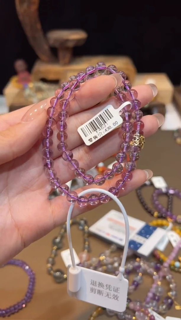 水晶手链未镶嵌手饰@@F4631