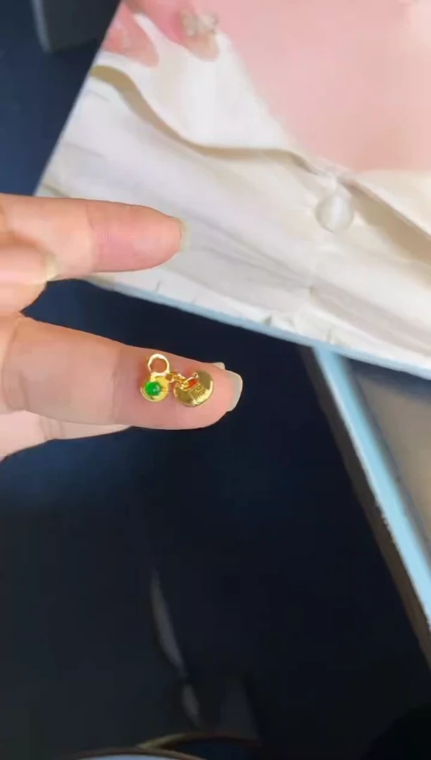 吊坠(不含链)银S925镶嵌翡翠1