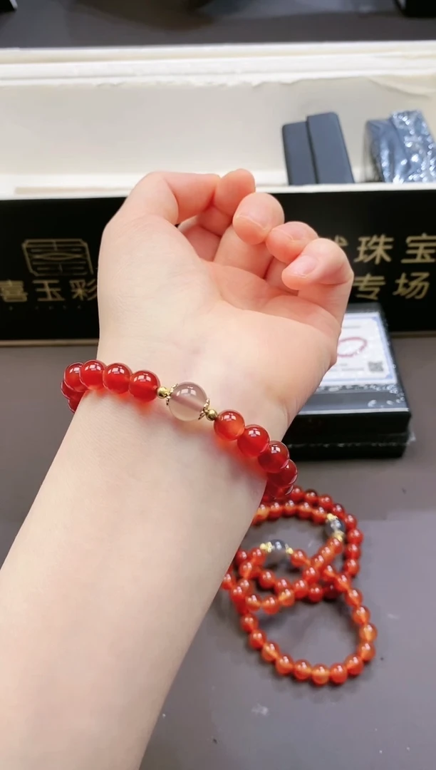 未镶嵌手串玛瑙/玉髓多样性发货-拍一发一