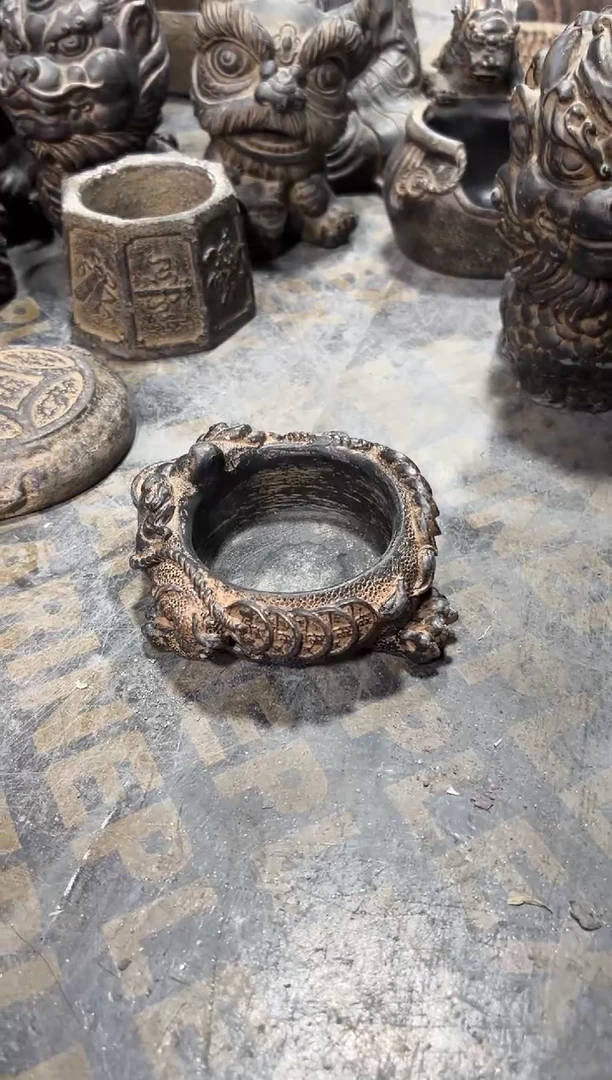 陶土【闪购商品】- 金蟾盆