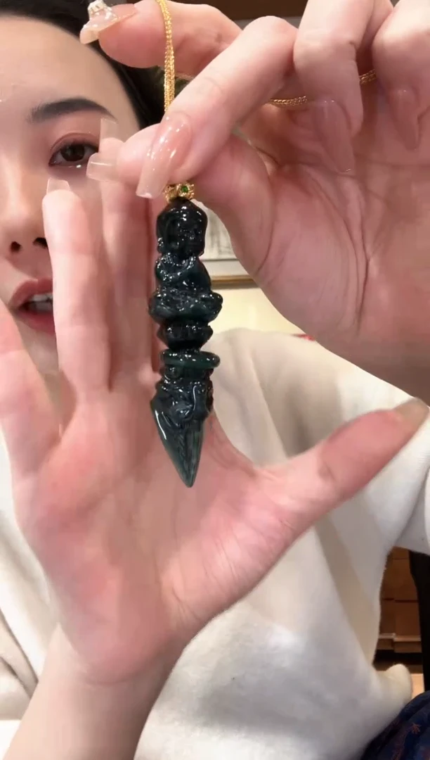 【闪购商品】翡翠颈饰未镶嵌国风