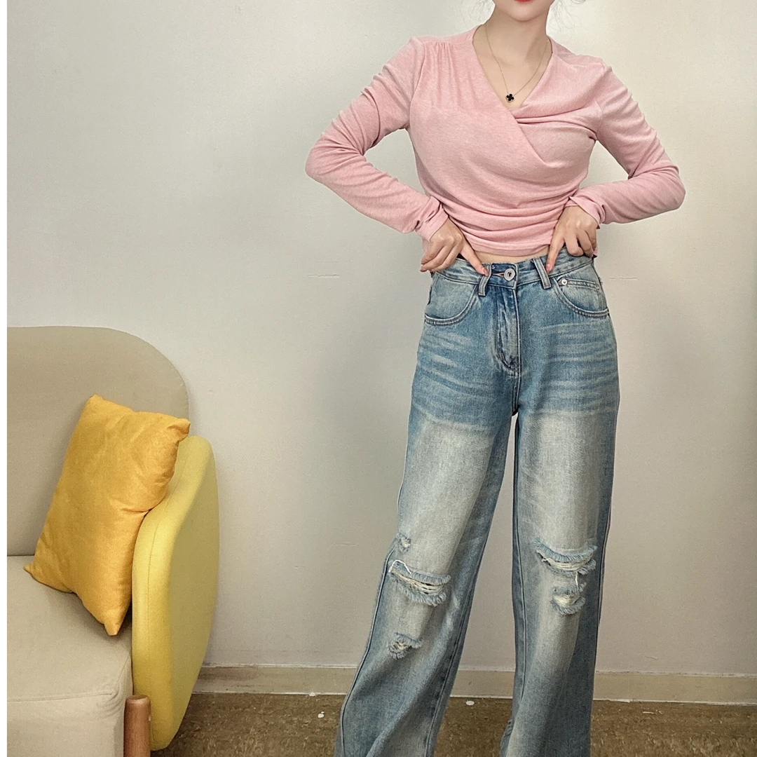 柒汐2025秋冬高端时尚休闲百搭女装显瘦长袖复古