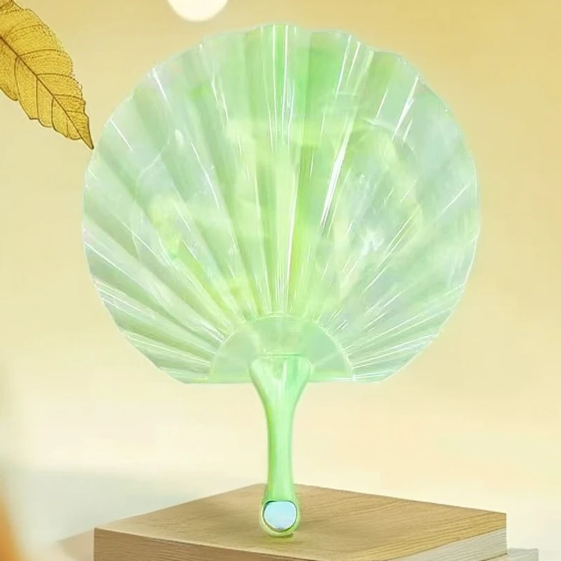 ZMQ85家用中国风夏天扇贝形手摇扇便携耐用小扇子