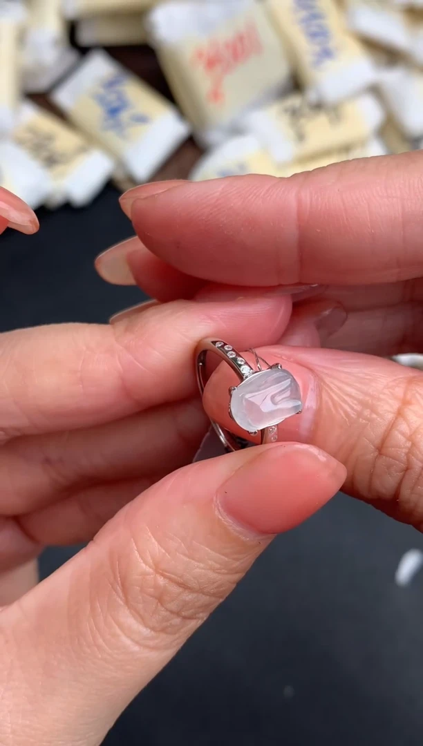 银S925镶嵌挂件翡翠一