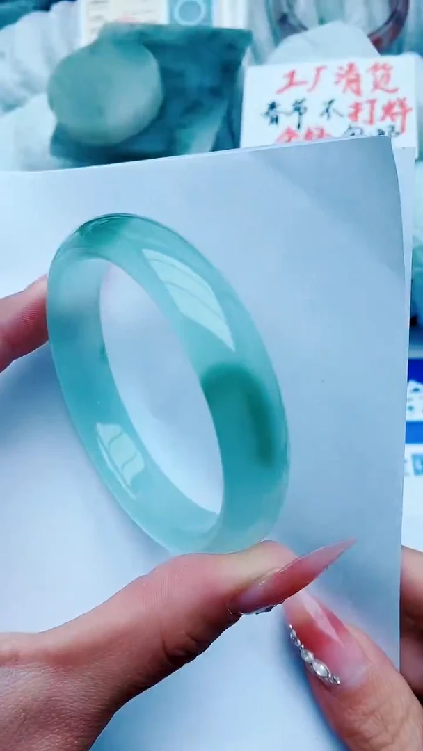 【闪购商品】石英质玉手镯未镶嵌a226-59-61