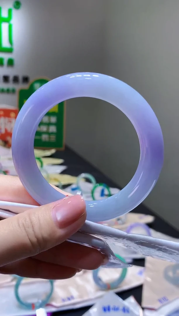 未镶嵌手镯翡翠k39天然缅甸A货翡翠56圆条