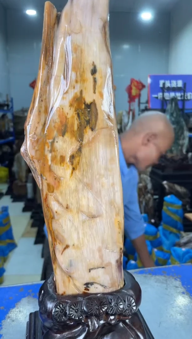 【闪购商品】硅化玉摆件未镶嵌176