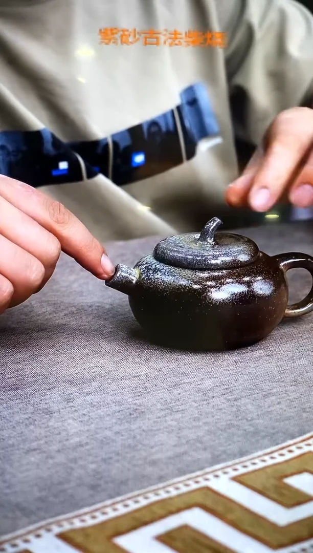 茶壶紫砂紫砂柴烧