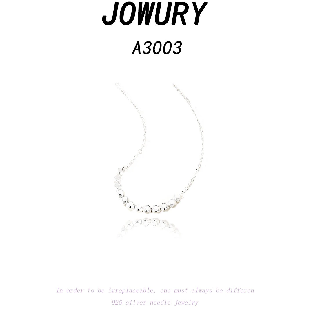 Jowury 坠链均925银 A3003乔薇瑞【碎银几两】轻奢 百搭 时尚