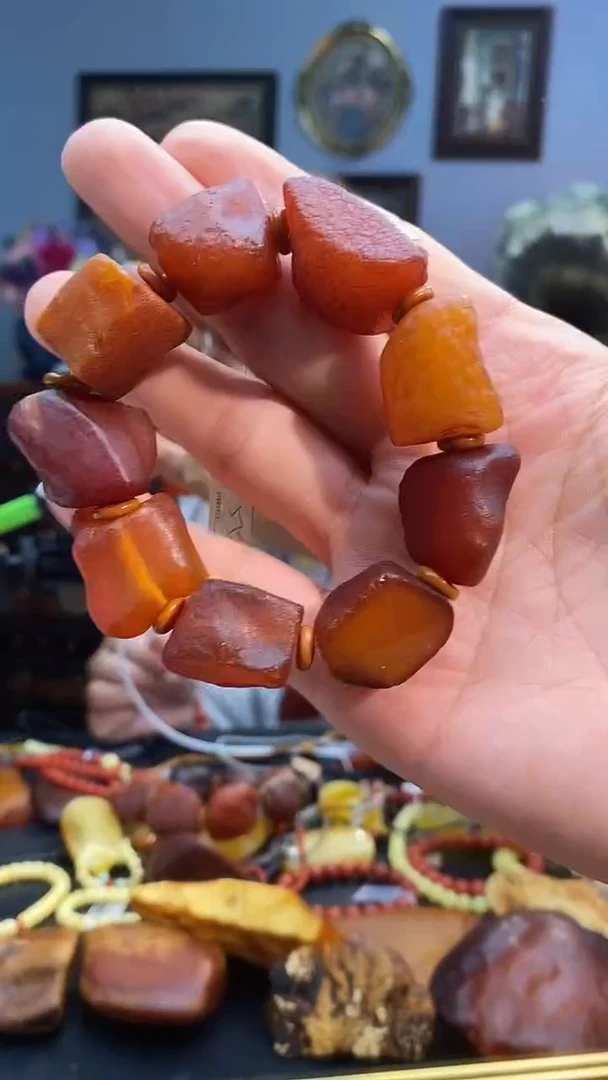 手串琥珀未镶嵌手串