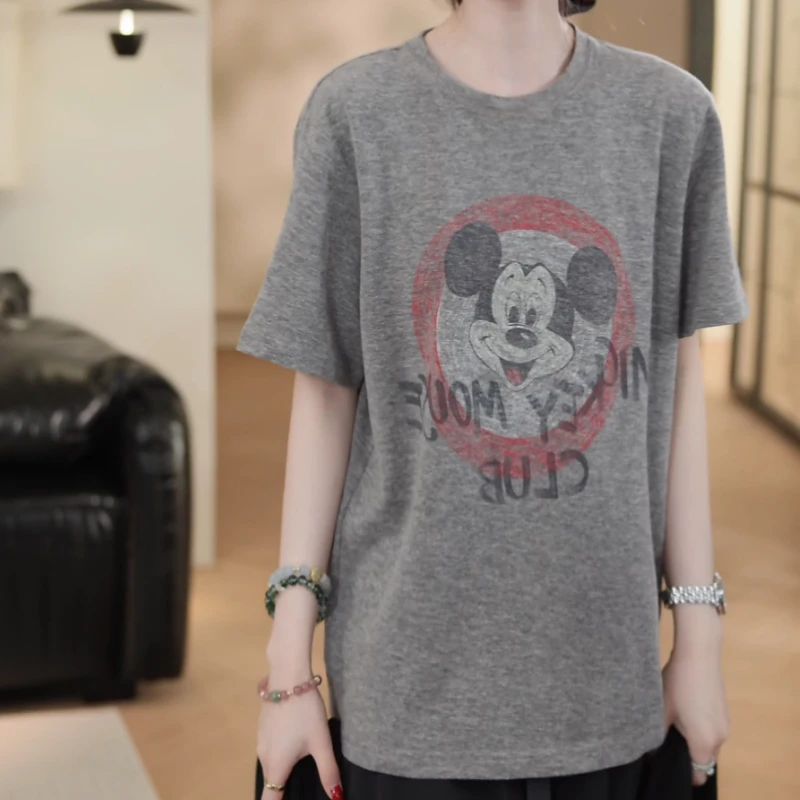 2025夏季新款卡通百搭休闲套头夏季短袖LK2503282