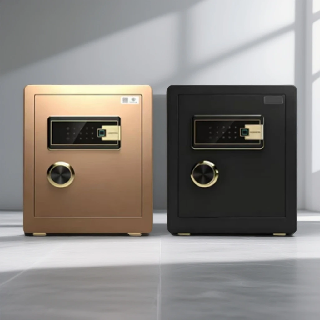 智能家居触屏电子密码保险柜嵌入式保险箱指纹保险柜家用保险箱