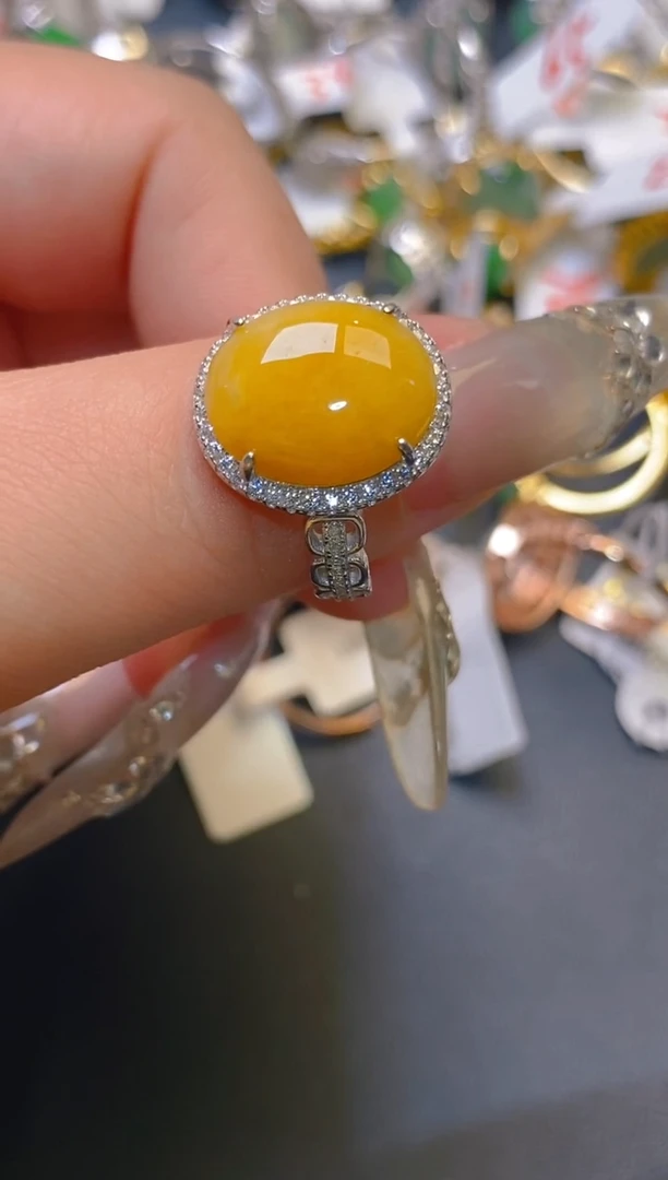 【闪购商品】翡翠耳饰银S925镶嵌天然A货翡翠1